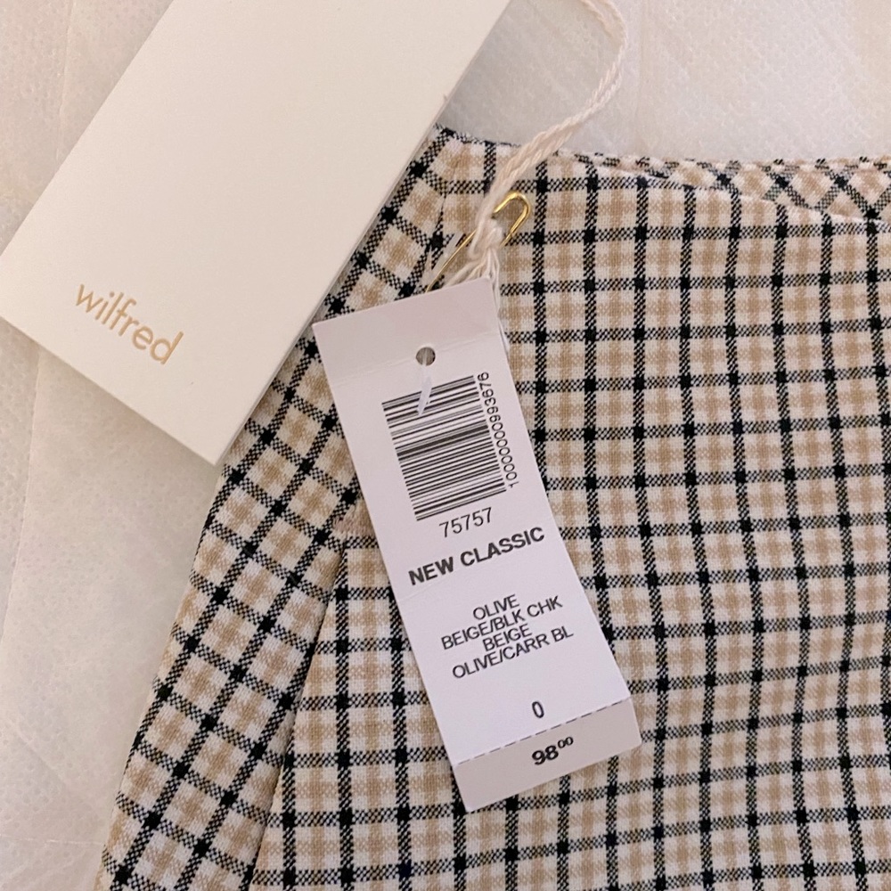 Aritzia Wilfred New Classic Mini Skirt NWT